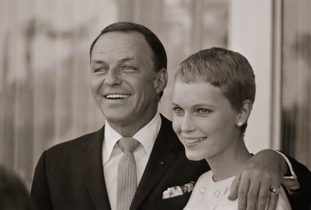 Getty Frank Sinatra and Mia Farrow
