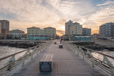 Pesaro's beachfront - Credit: GETTY