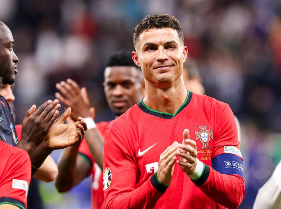 Cristiano Ronaldo Sobs After Missing Extra Time Kick During 2024 Euros