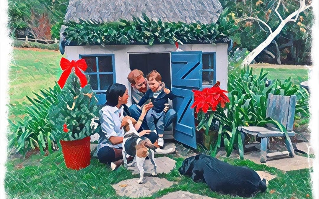 Sussexes' Christmas card features tree decorated by Archie