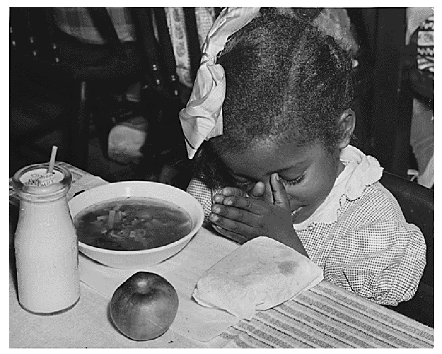 A School Lunch Program recipient in 1936