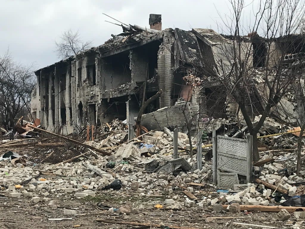 Chernihiv has faced weeks of constant shelling  (Kim Sengupta)