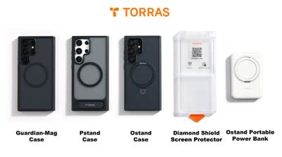 TORRAS Ostand Galaxy S24 cases add protection, a stand and MagSafe