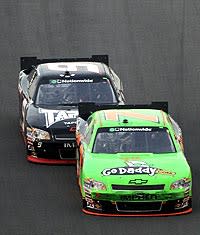 Tony Stewart pushed Danica Patrick to the front at the Nationwide race at Daytona in July