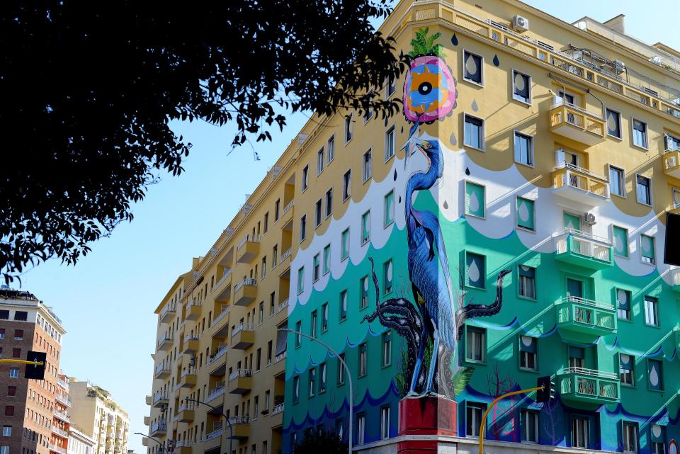 Rome has a burgeoning street art scene - Getty