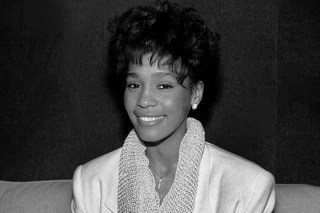 <p>Paul Natkin/Getty</p> Whitney Houston at the Chicago Recording Company in Chicago, Illinois, February 20, 1985