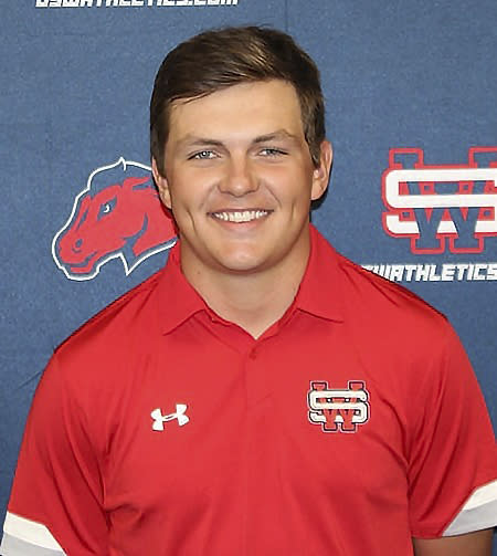 This undated photo provided by the University of the Southwest shows golfer Jackson Zinn, who was killed in a fiery, head-on collision in West Texas, Tuesday evening, March 15, 2022. (University of the Southwest via AP)