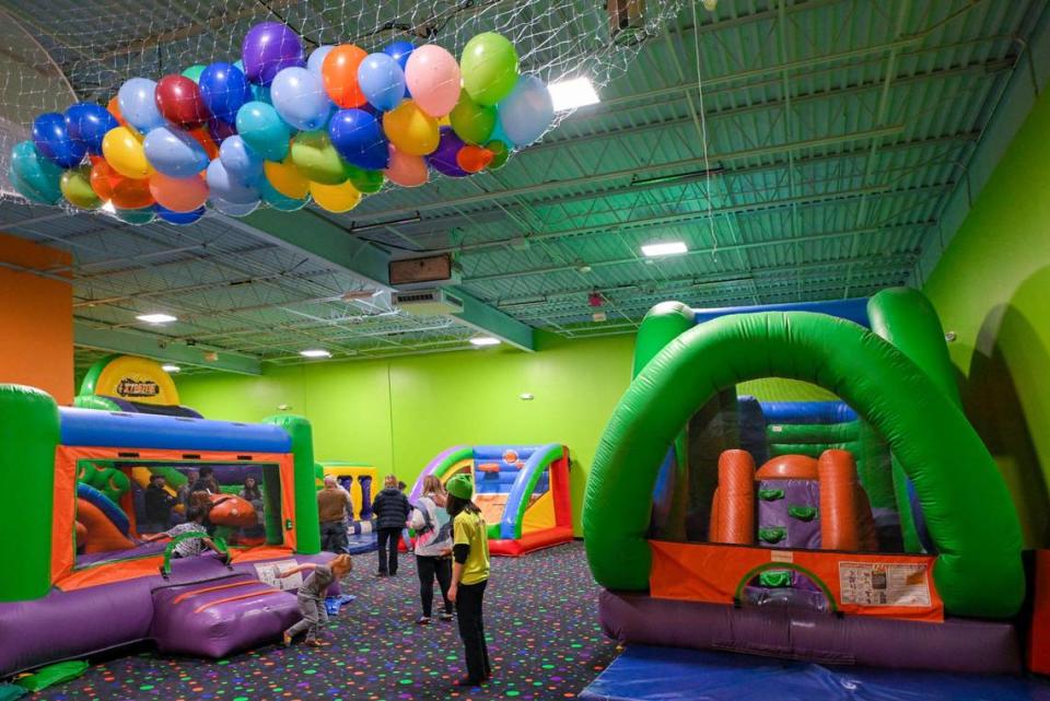 U.S. Toy Co. recently opened its new Overland Park location. It has a Pump It Up children’s party franchise.