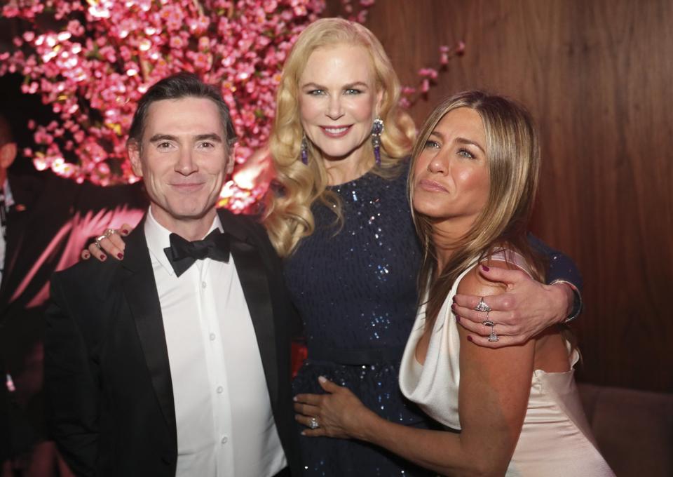 Does this photo with Billy Crudup and Jennifer Aniston mean that we'll be seeing Nicole Kidman on <em>The Morning Show </em>next season?