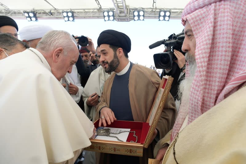 Pope Francis visits Ur during his historic tour in Iraq