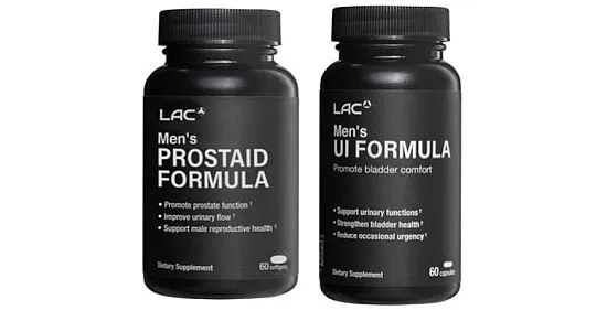 LAC Men’s ProstAid Formula and LAC Men’s UI Formula