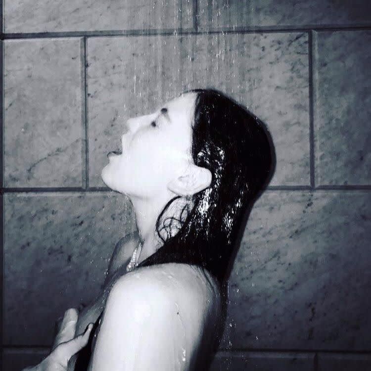 Just the day before she posted a steamy snap online. Photo: Instagram