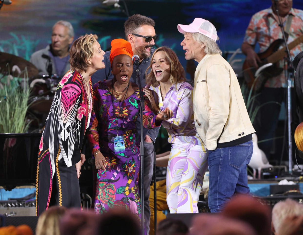 Stars at the Jimmy Buffett tribute concert at the Hollywood Bowl on April 11.  (Randall Michelson / Live Nation-Hewitt Silva)