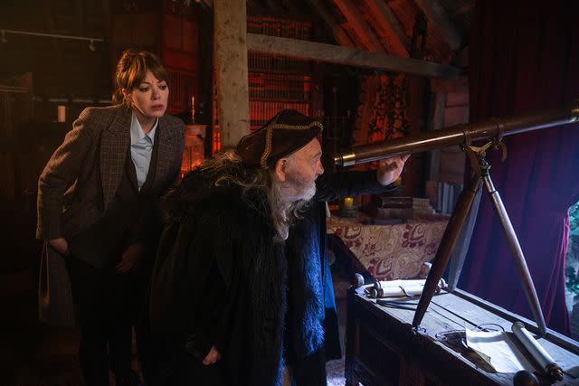 <p>Courtesy of Netflix</p> Diane Morgan (left) on 'Cunk on Earth'