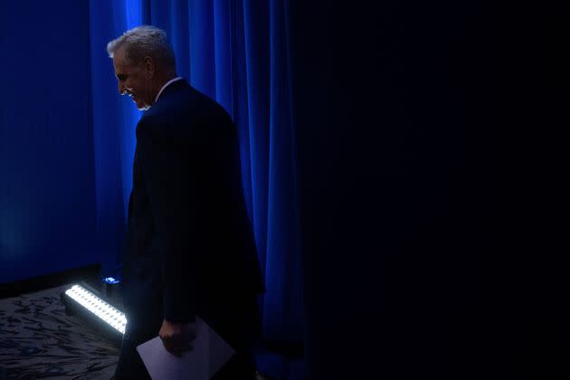 If Republicans win the House they are likely to do so by a pittance of seats. Minority Leader Kevin McCarthy (R-Calif.) can thank the Supreme Court for that margin. (Photo: BRENDAN SMIALOWSKI via Getty Images)