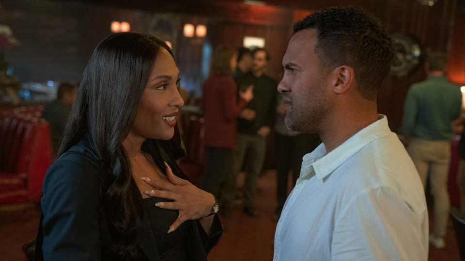 Rodriguez gets a romantic arc, with O-T Fagbenle playing her boyfriend, in the second season of “Loot.”