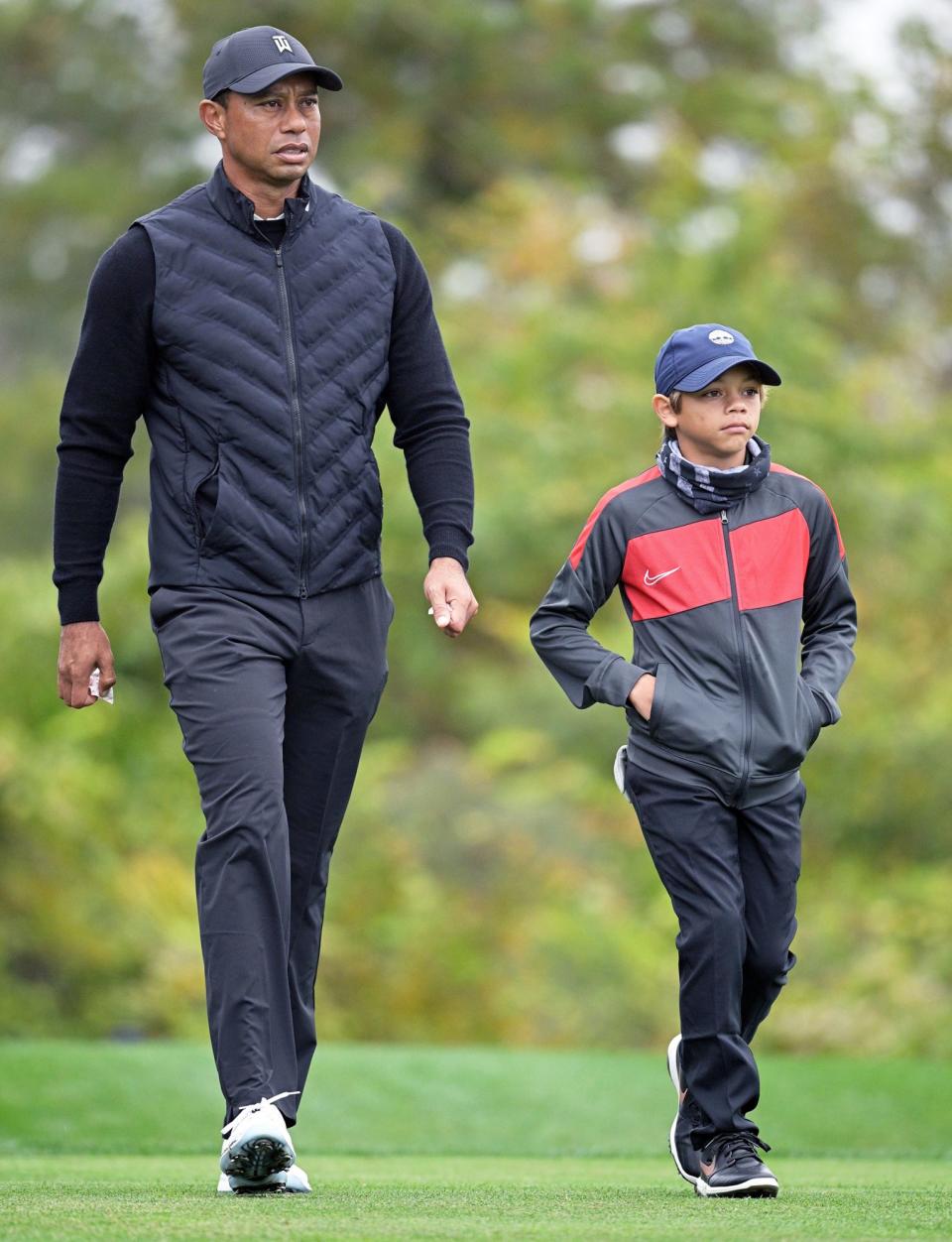 <p>Tiger Woods and son Charlie hit the links in Orlando on Thursday during a practice round for the Father-Son Challenge golf tournament, which the <a href="https://people.com/sports/tiger-woods-son-charlie-father-son-caddie-pnc-championship/" rel="nofollow noopener" target="_blank" data-ylk="slk:two will participate in;elm:context_link;itc:0;sec:content-canvas" class="link ">two will participate in</a> (with father-son caddies!) this weekend. </p>