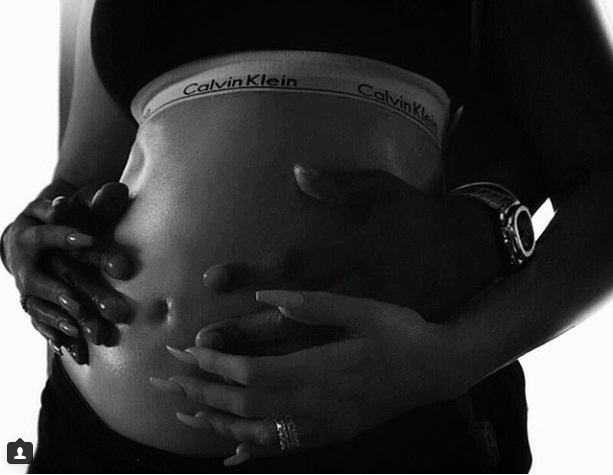 Khloe announced her pregnancy in December. Photo: Instagram