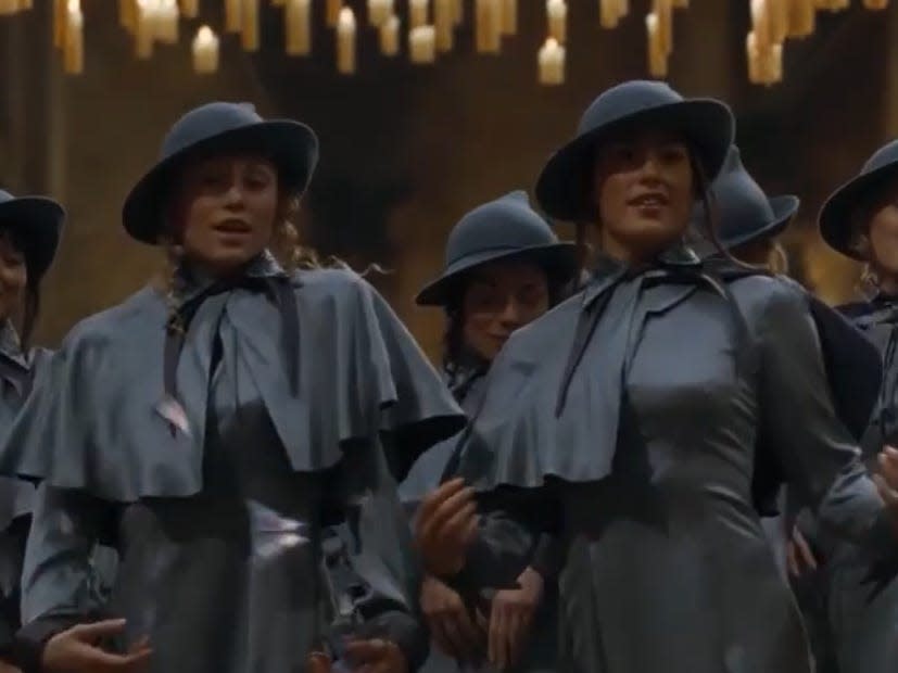 beauxbaton students in harry potter and the goblet of fire