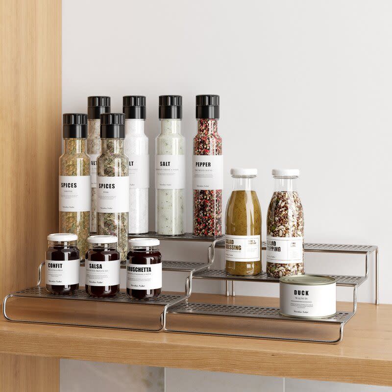 15) Dotted Line Demi Expandable Spice Rack