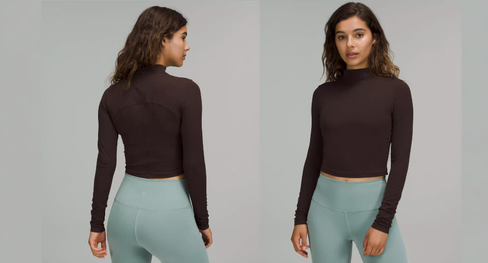 Lululemon All Aligned Mock Neck Long Sleeve