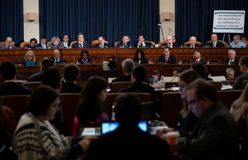 The House Judiciary Committee holds a hearing on the impeachment Inquiry into U.S. President Donald Trump on Capitol Hill in Washington