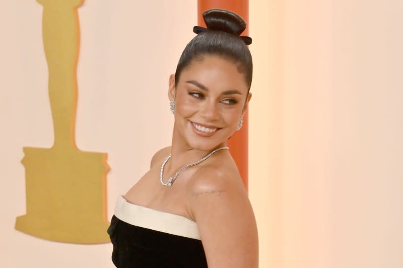 Vanessa Hudgens attends the Academy Awards in March. File Photo by Jim Ruymen/UPI