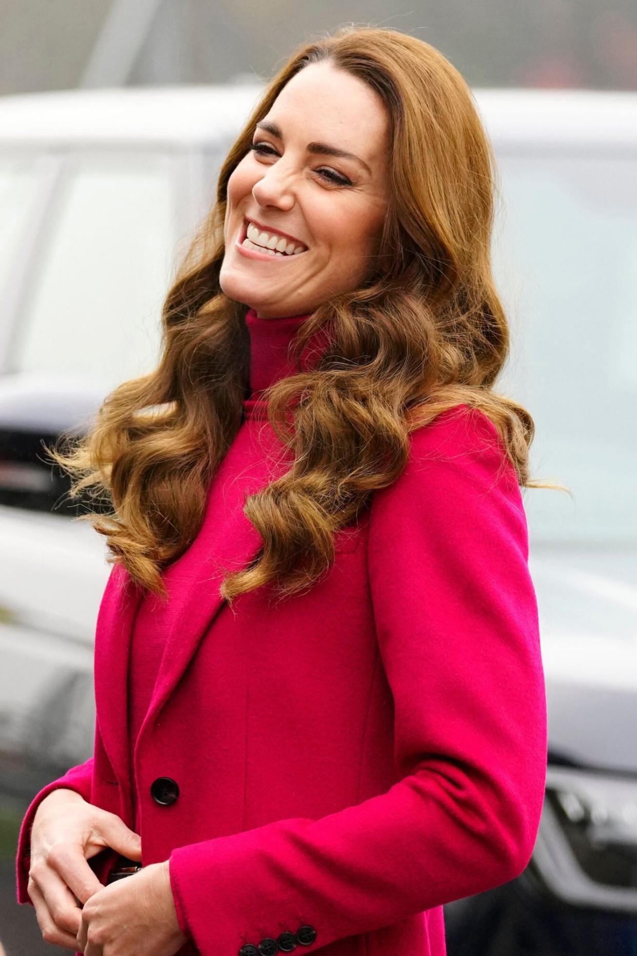 Kate, Duchess of Cambridge visit to Nower Hill High School