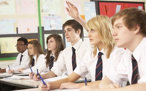 The union has called for more funding in schools - Credit:  REX/Shutterstock