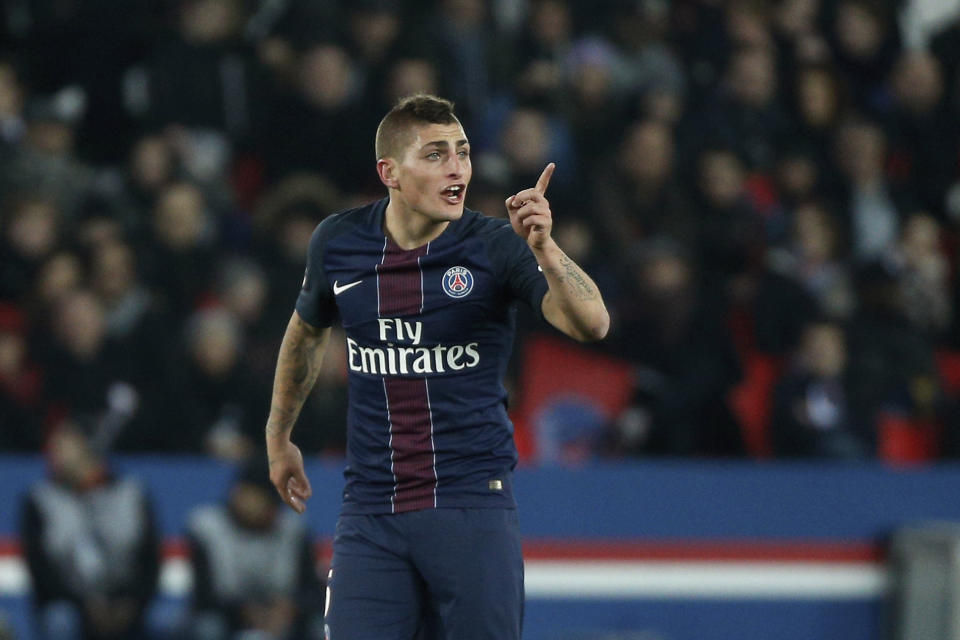 PSG midfielder Marco Veratti