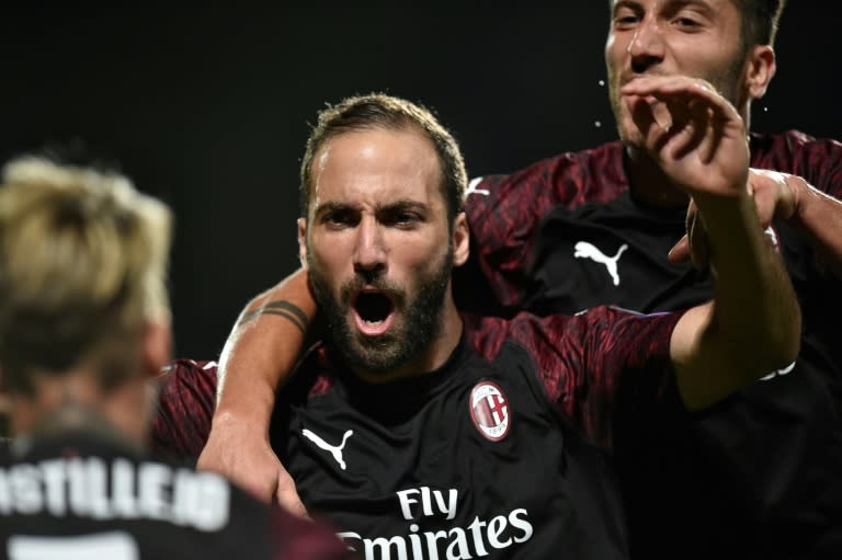 New signing Gonzalo Higuain has scored for AC Milan in Serie A and Europa League this week