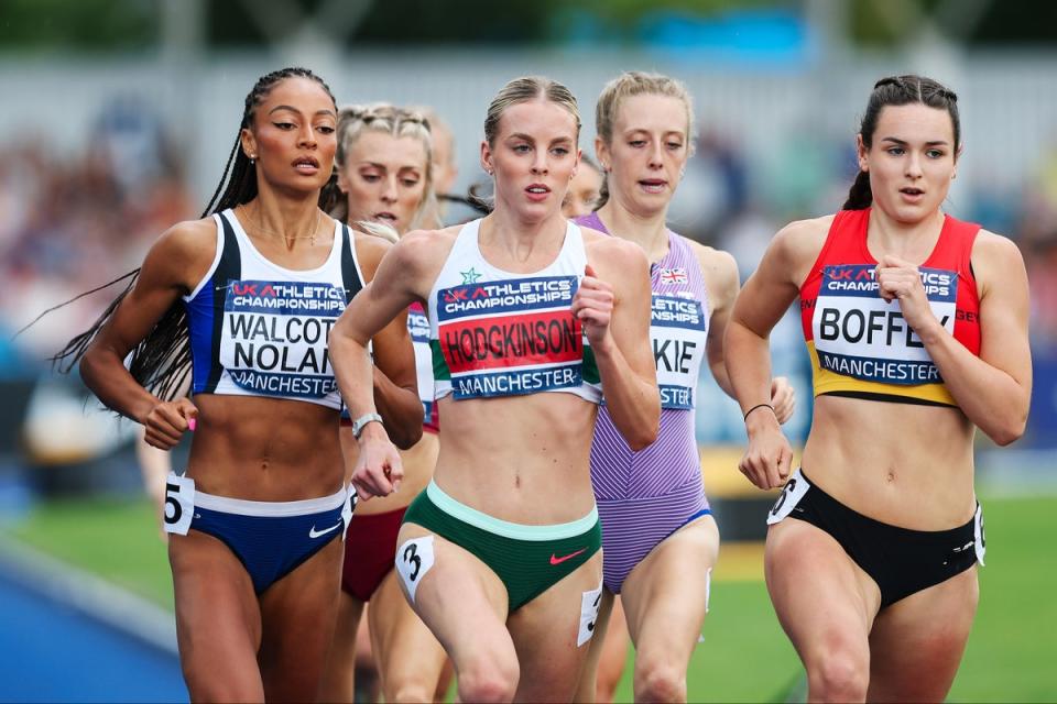 Keely Hodgkinson leads a strong crop of British middle-distance runners competing at the Olympic trials (Getty Images)