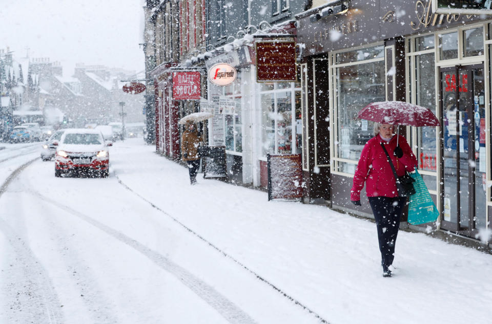 Pitlochry, Scotland, has already had snow this week [REUTERS/Russell Cheyne]