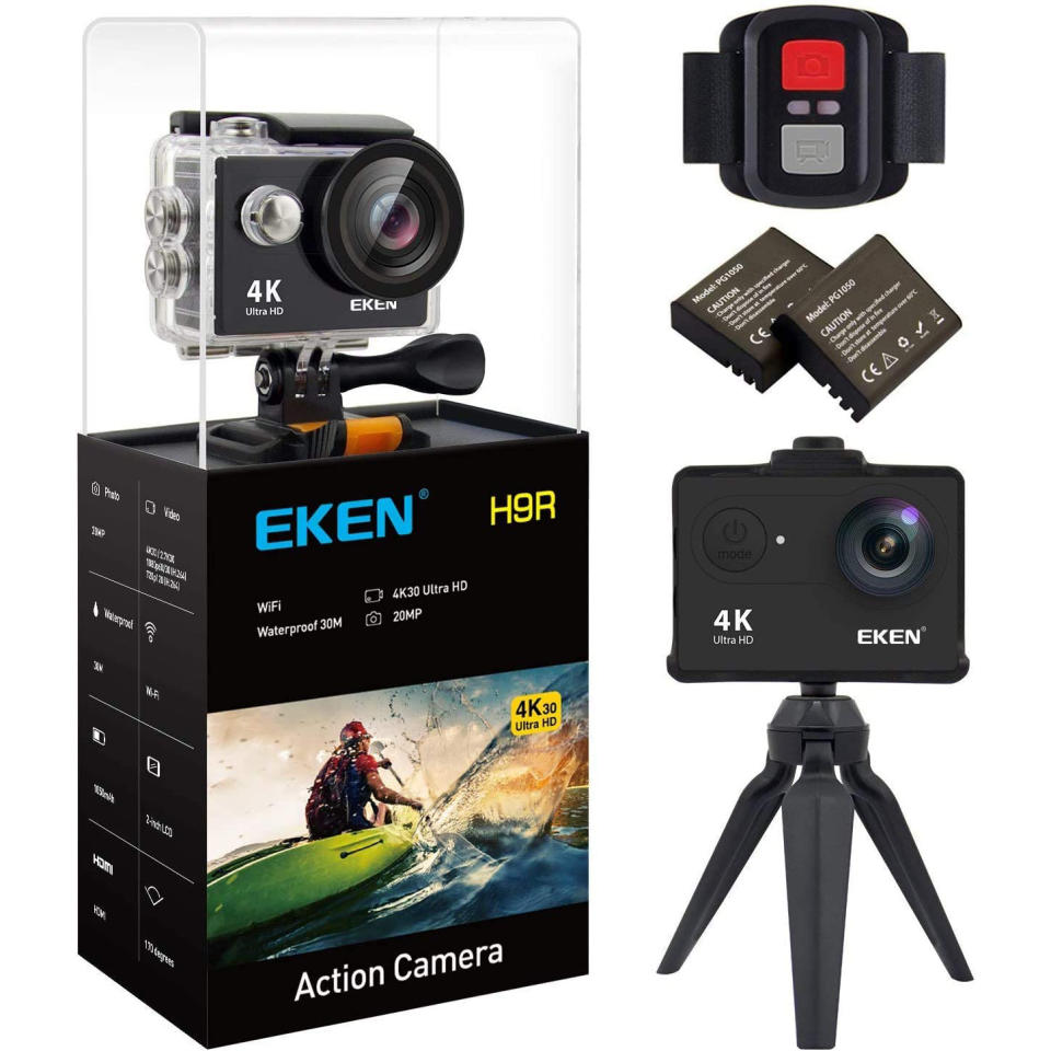 EKEN action camera, bird feeder cameras