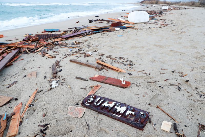 FILE PHOTO: Aftermath of deadly migrant shipwreck in Steccato di Cutro near Crotone