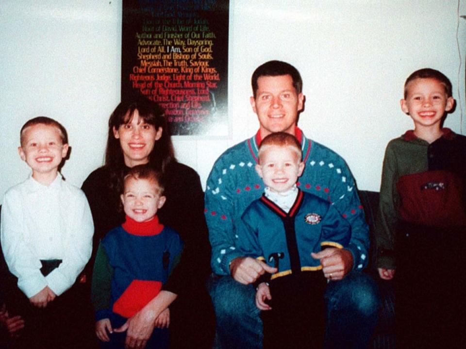 This undated family photo shows four of the five children of Andrea Yates, who confessed on June 20, 2001 to murdering her children by drowning them in their home in Clear Lake, a suburb of south Houston, Texas (Getty Images)