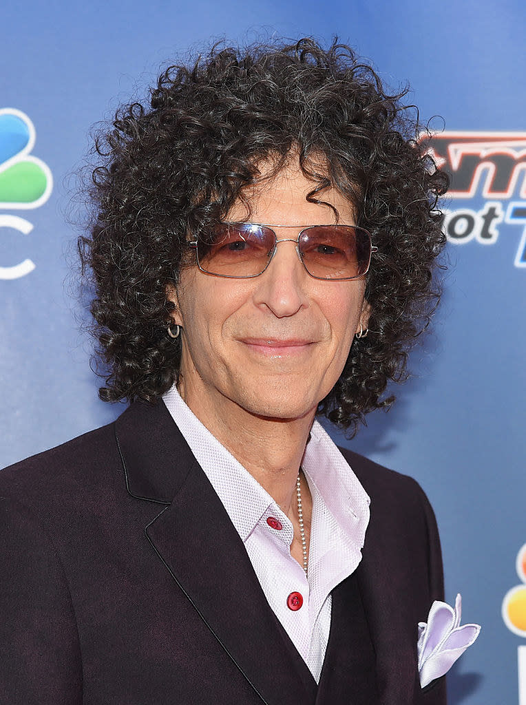 A closeup of Howard Stern