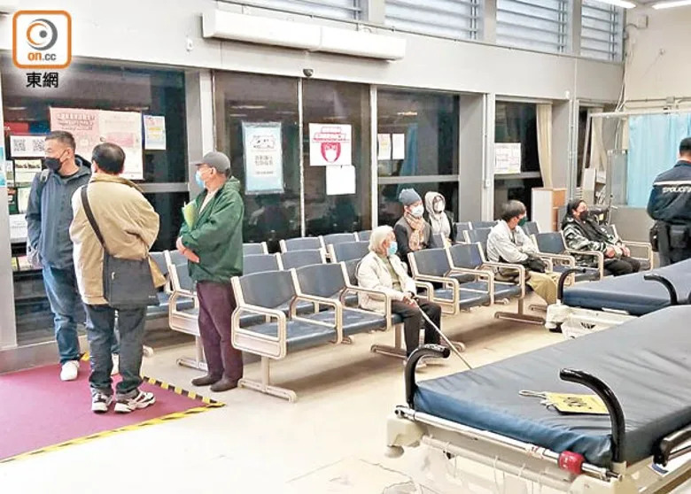 元旦假期後的伊利沙伯醫院急症室未見逼爆情況。