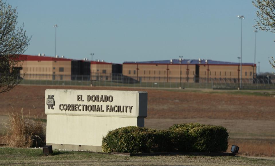 El Dorado Correctional Facility in Butler County is one of the state's largest prisons and is currently on modified operations in light of low staffing levels and the risk of the COVID-19 virus.