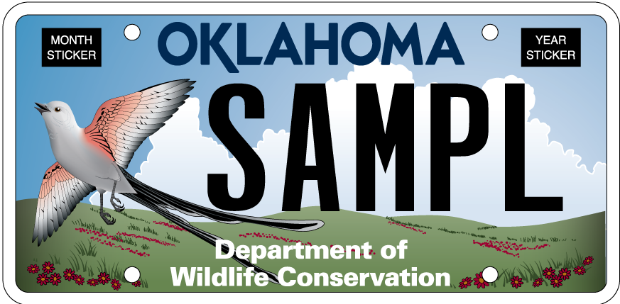 Wildlife Conservation license plate: sold 3,847 in 2023 totaling $121,485. A portion of the fee for the Wildlife Conservation specialty plate is deposited to the Wildlife Diversity Fund.