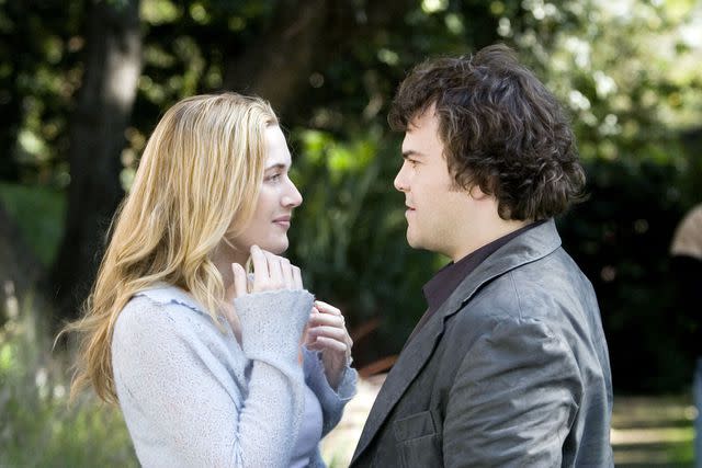 <p>Photo by Zade Rosenthal/Sony/Kobal/Shutterstock </p> Kate Winslet and Jack Black in 'The Holiday'