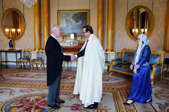 Audience at Buckingham Palace