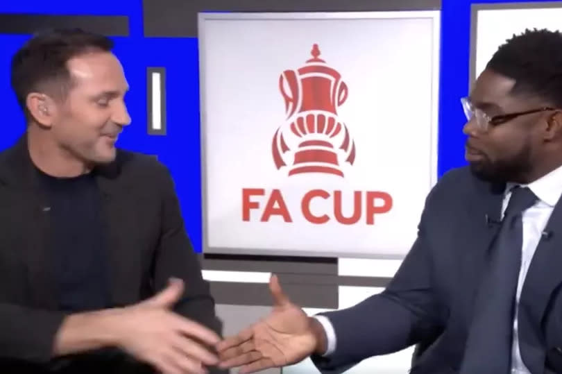 Lampard and Richards shake hands