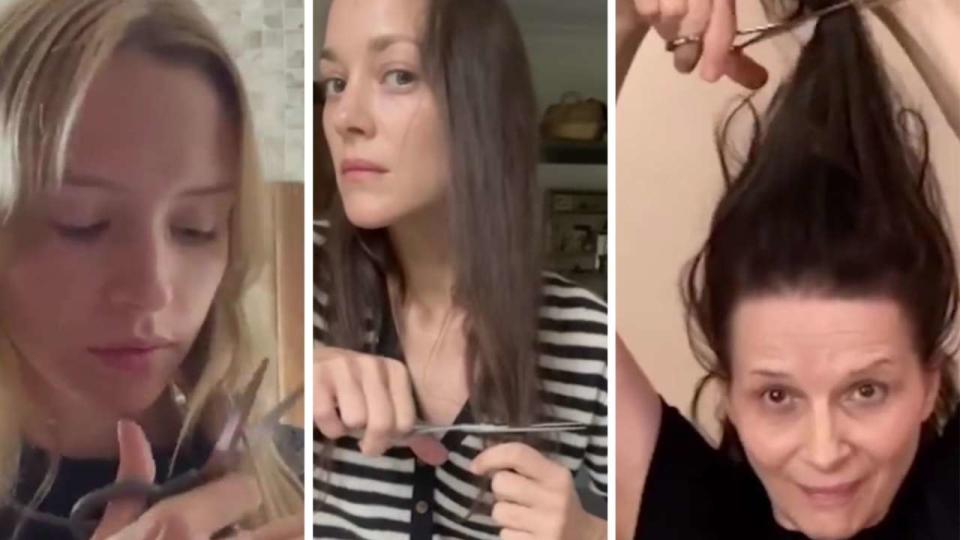 Angèle, Marion Cotillard et Juliette Binoche ont coupé une mèche de cheveux en soutien aux Iraniennes.