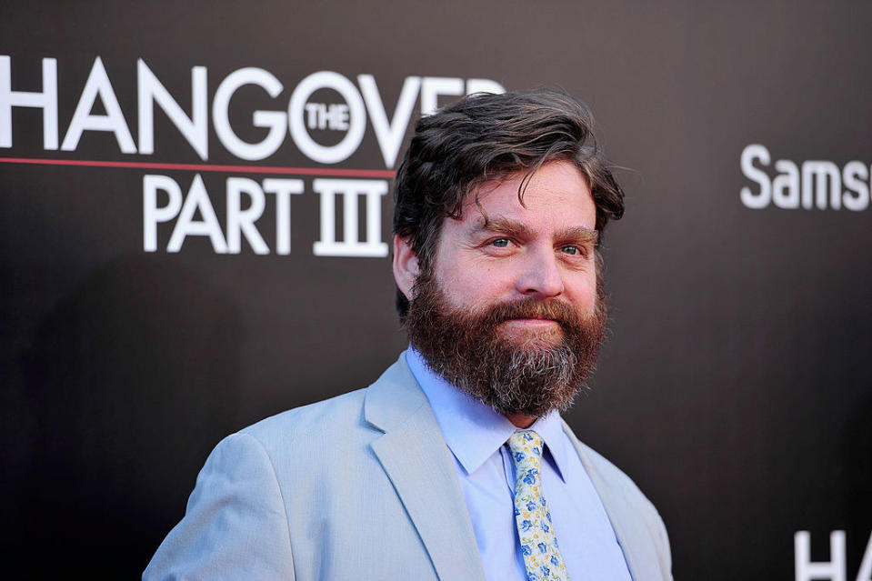 Galifianakis on the red carpet