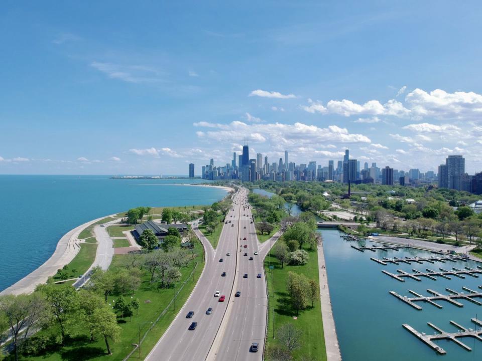 best scenic drives lake shore drive