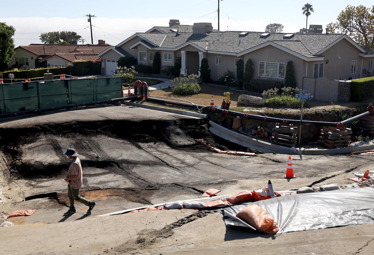 A landslide-hit California town has been at risk for decades, and the landslides may be unstoppable