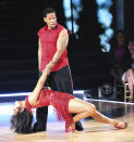 Cheryl Burke and D.L. Hughley perform on "Dancing With the Stars."