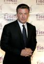 <p>Alec Baldwin wore his dark brown hair in his typical slicked back fashion for the Tisch School of the Arts Annual Gala in 2006. </p>