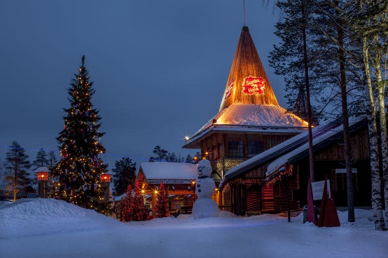 <span class="caption">All is calm in Rovaniemi.</span> <span class="attribution"><a class="link " href="https://www.shutterstock.com/image-photo/rovaniemi-santa-claus-village-368267819?src=kji9t1e4OOkMg7GKh2jE-w-1-20" rel="nofollow noopener" target="_blank" data-ylk="slk:Shutter stock;elm:context_link;itc:0;sec:content-canvas">Shutter stock</a></span>